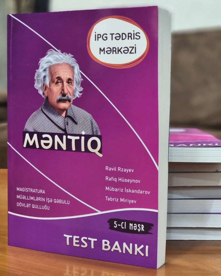 İPG Məntiq Testləri: Magistratura Sualları, Kitabı