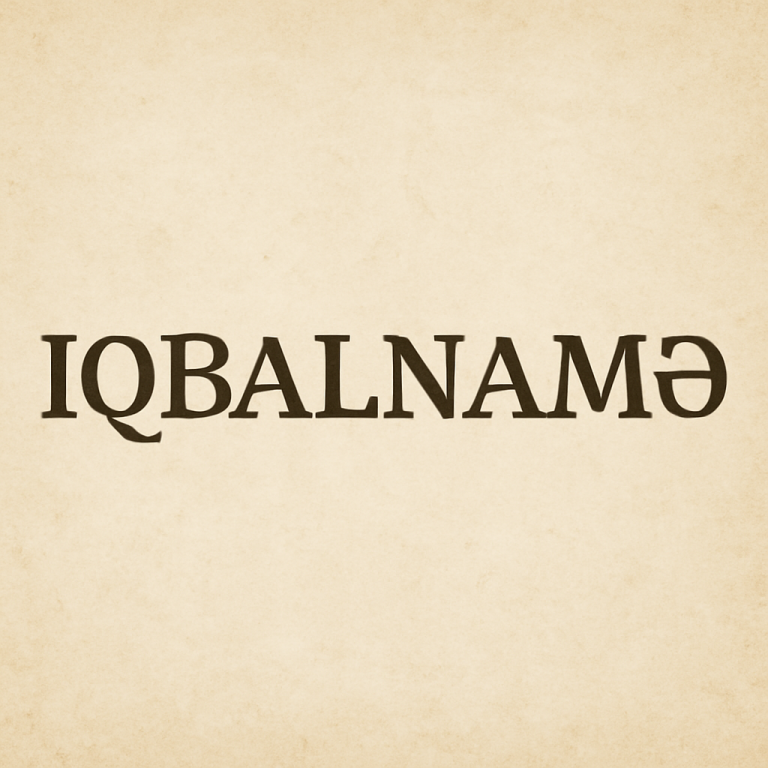 İqbalnamə Əsəri : Əsas İdeyalar, Əsərin Süjeti
