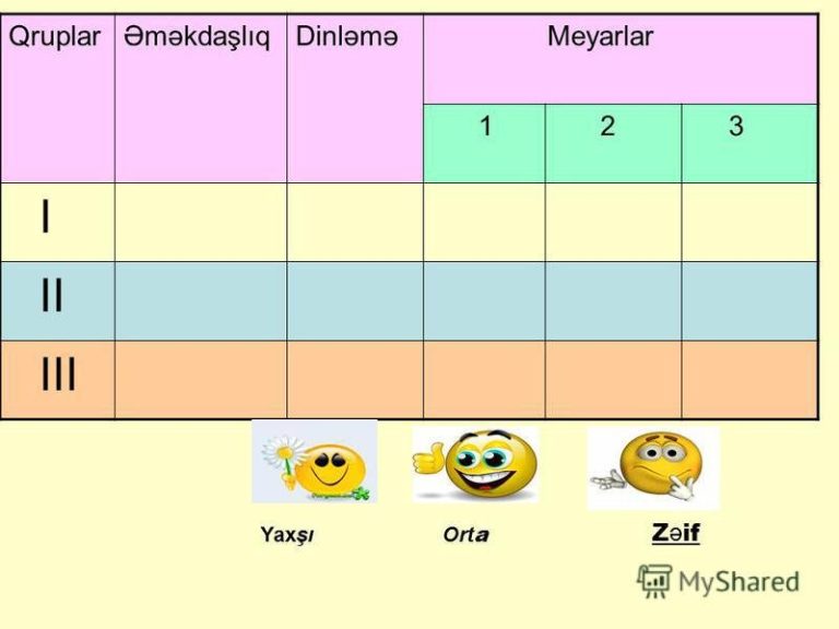 Qiymətləndirmə Meyarları: Təyinat Funksiyası, Strukturları