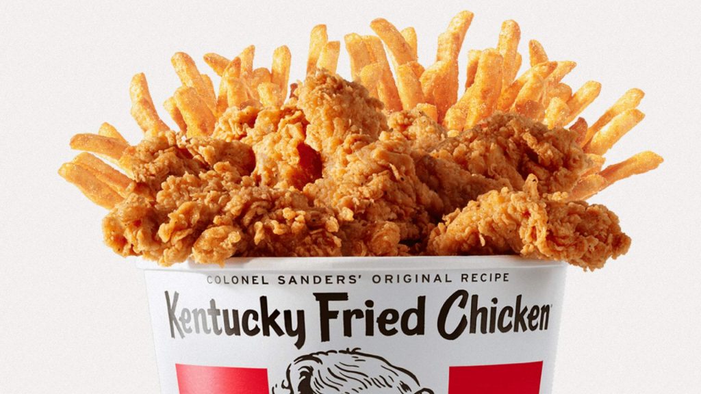 KFC: Menyusu, Məhsulların Çeşidi
