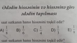 Hissəsinə Görə Ədədin Tapılması: Riyazi Düsturlar, Proporsiya Metodu