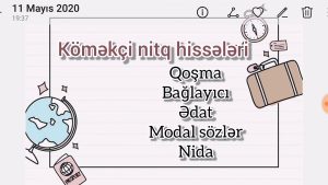 Köməkçi Nitq Hissələri: Semantik Spektri, Məna Tonu