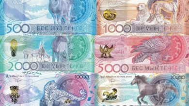 Qazaxıstan tengəsi — dövriyyədəki banknotlar